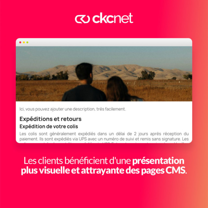 Customization of CMS Pages